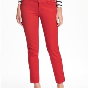 Red Pixie cut pants